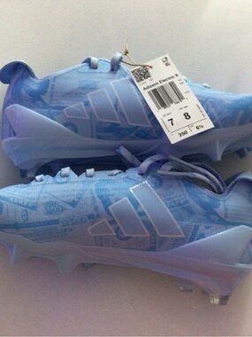 adidas Kids Light Blue Soccer Cleats
